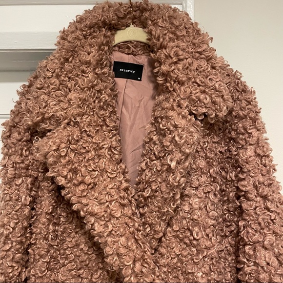 Reserved Vegan Teddy Fur Coat - Picture 5 of 7